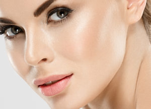 Glowing skin after HydraFacial